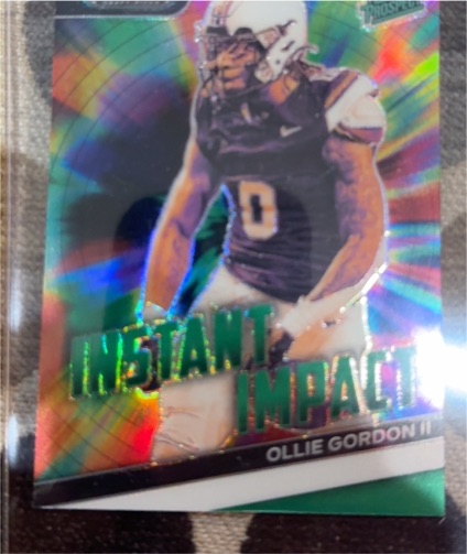 2024 Panini Prizm Draft Picks Instant Impact #II-OG Ollie Gordon II — front