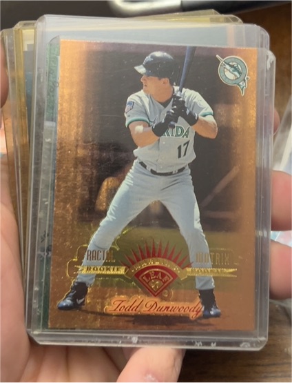 1997 Leaf Fractal Matrix #347 Todd Dunwoody — front