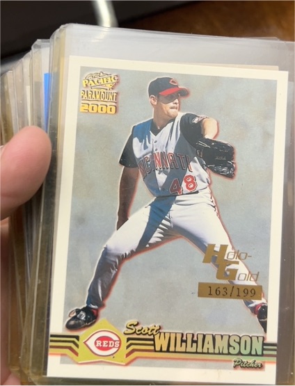 2000 Pacific Paramount #163 Scott Williamson — front