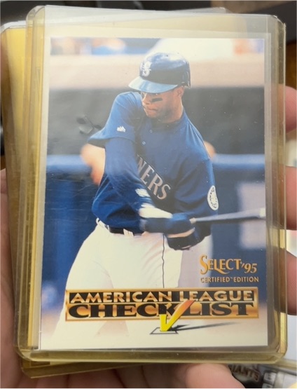 1995 Select Certified Edition #1 Ken Griffey Jr. — front