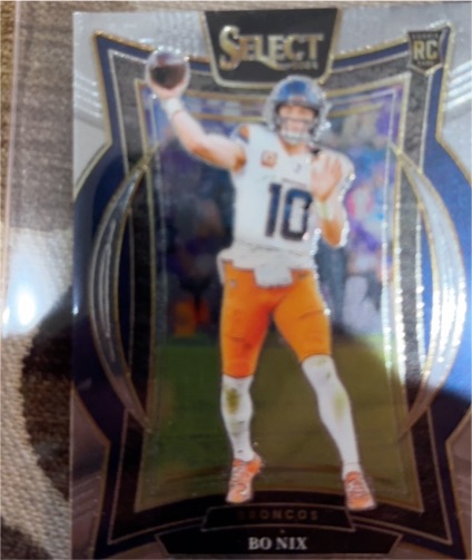 2024 Panini Select #30 Bo Nix Rookie — front