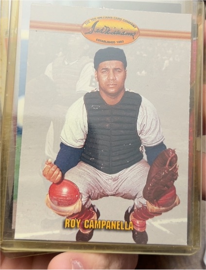 1993 Ted Williams Card Company #9 Roy Campanella — front