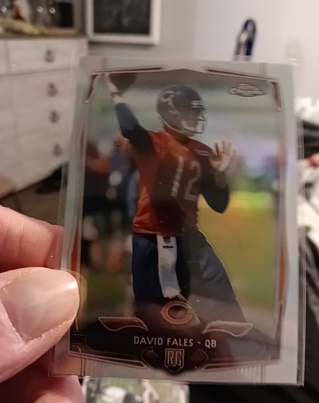 2014 Topps Chrome #David Fales Rookie Card — front