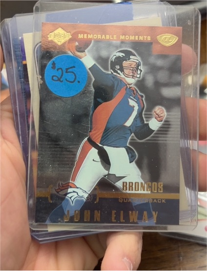 1996 Upper Deck Memorable Moments #MM-7 John Elway — front