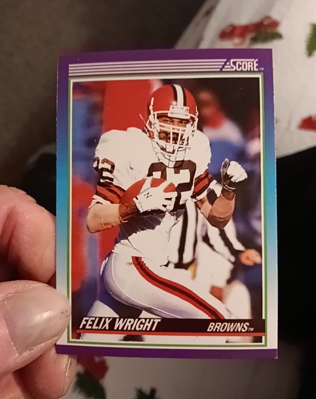 1990 Score #122 Felix Wright — front