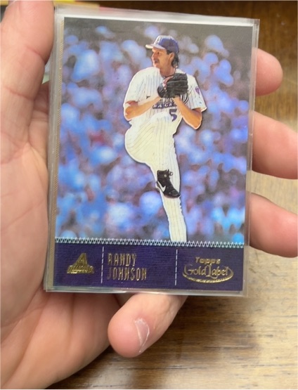 2001 Topps Gold Label #87 Randy Johnson — front