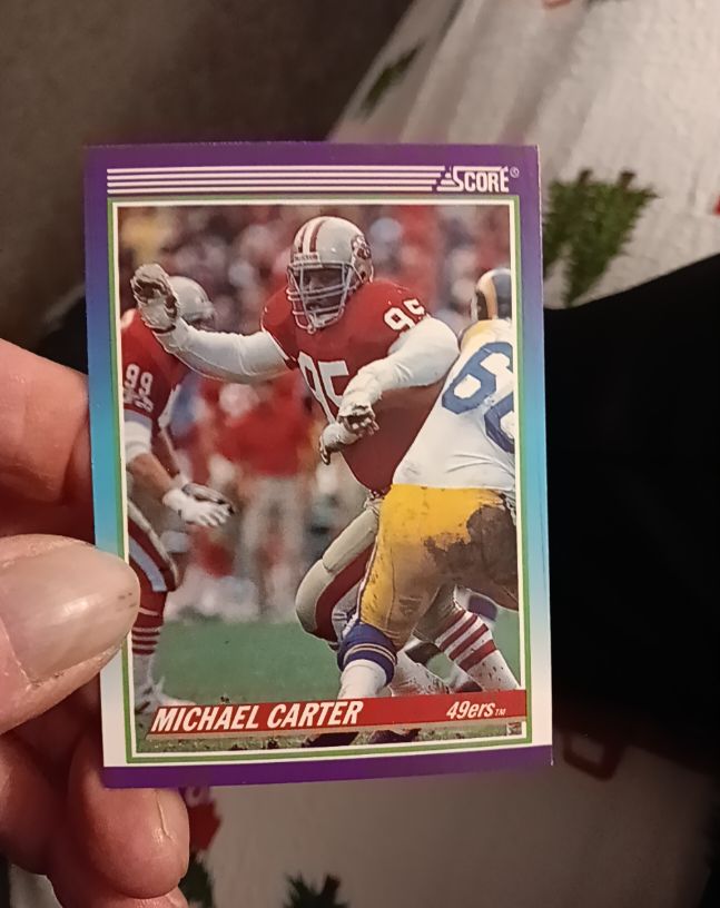 1990 Score #441 Michael Carter — front