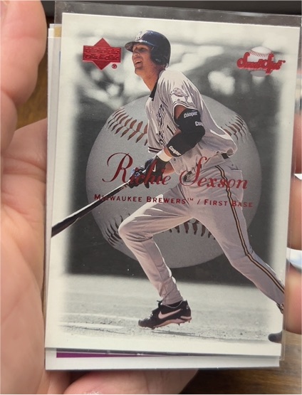 2001 Upper Deck Sweet Spot #34 Richie Sexson — front