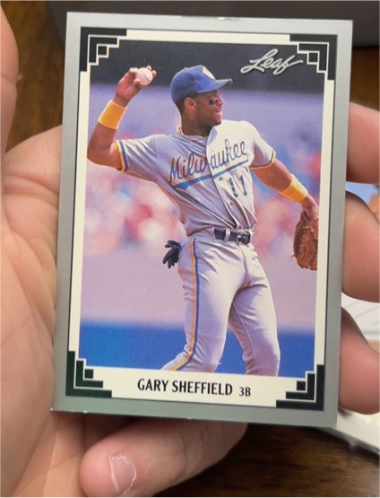 1991 Leaf #173 Gary Sheffield — front