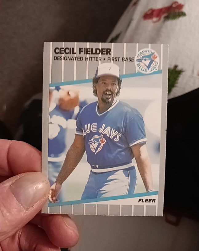1989 Fleer #232 Cecil Fielder — front