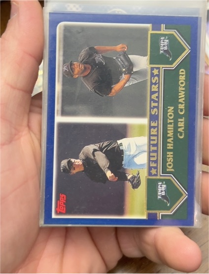 2003 Topps #325 Josh Hamilton / Carl Crawford Future Stars — front