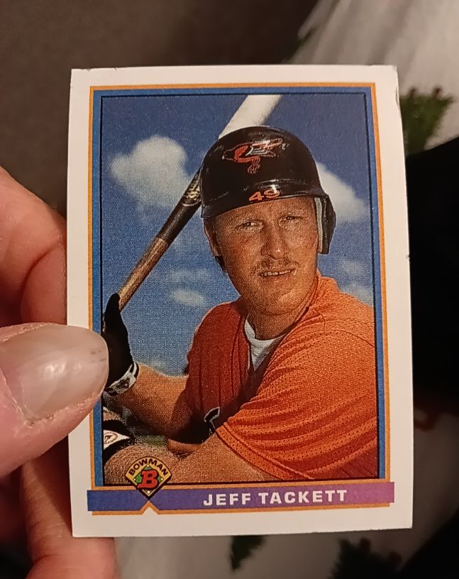 1991 Bowman #106 Jeff Tackett — front