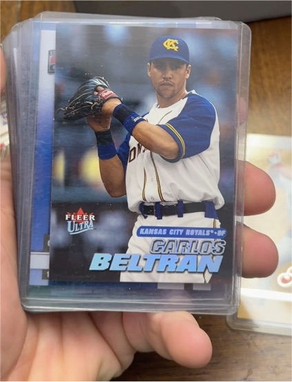 2001 Fleer Ultra #15 Carlos Beltran — front