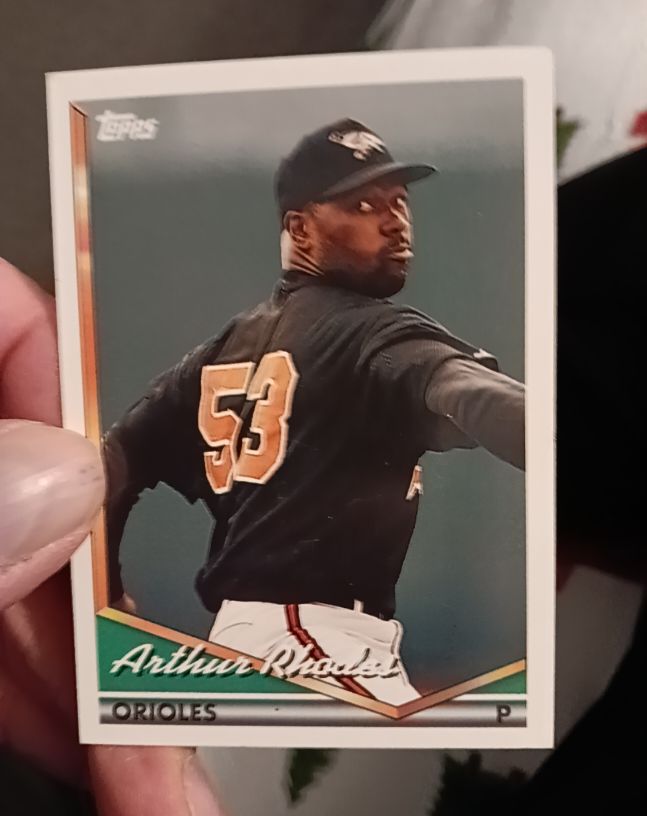 1994 Topps #477 Arthur Rhodes — front
