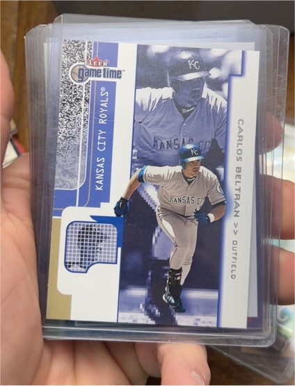 2001 Fleer Game Time #36 Carlos Beltran — front