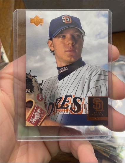 2001 Upper Deck Prospect Premieres #61 Jacob Peavy — front