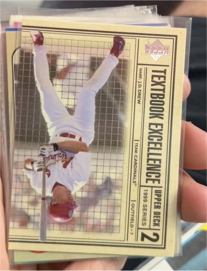 1999 Upper Deck Textbook Excellence #2 J.D. Drew — front
