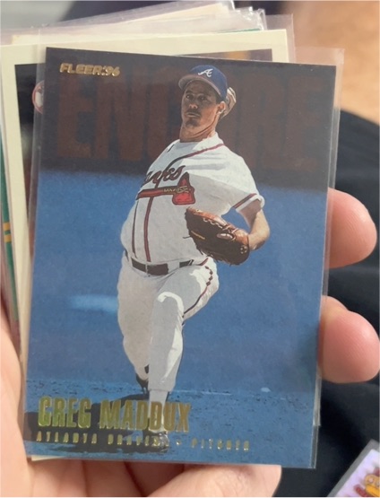 1996 Fleer Update #U232 Greg Maddux — front