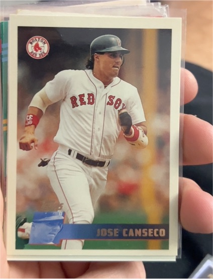 1996 Topps #362 Jose Canseco — front