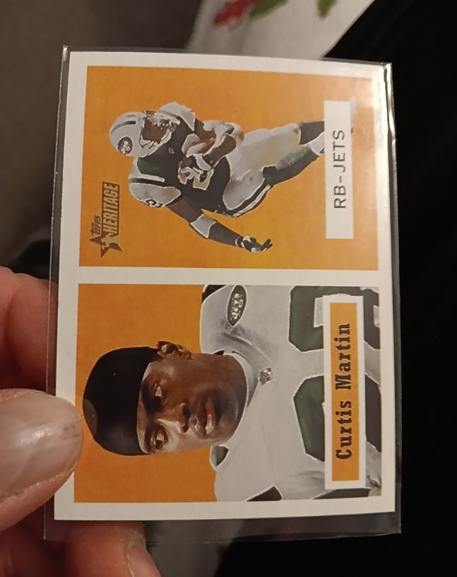 2002 Topps Heritage #150 Curtis Martin — front