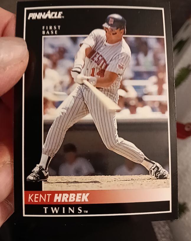 1992 Pinnacle #14 Kent Hrbek — front