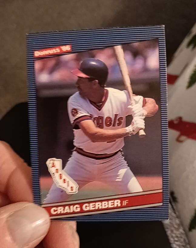 1986 Donruss #545 Craig Gerber — front