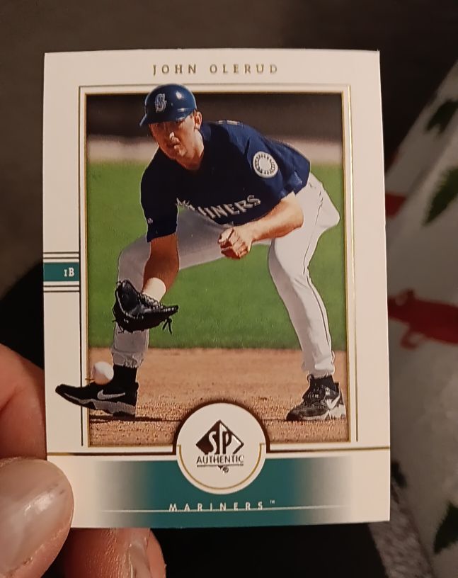 2000 Upper Deck SP Authentic #18 John Olerud — front