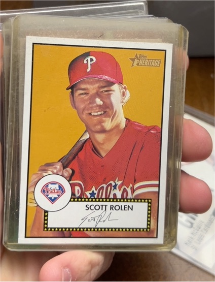 2001 Topps Heritage #334 Scott Rolen — front