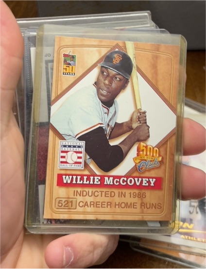 2001 Topps Post Cereal 500 Home Run Club #4 Willie McCovey — front