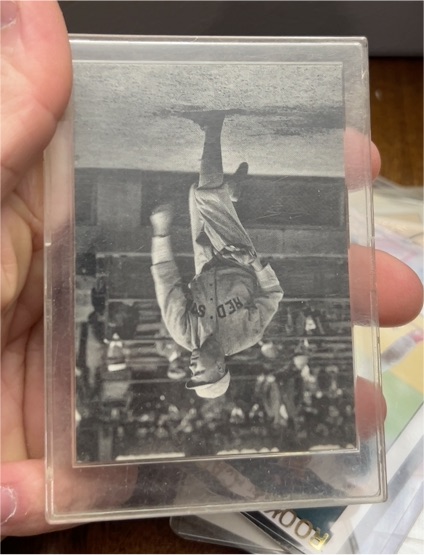 1930s Vintage Baseball Photo of Player in HED SOX Jersey — front