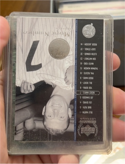 2000 Upper Deck Yankees Legends #55 Mickey Mantle Magic Numbers — front