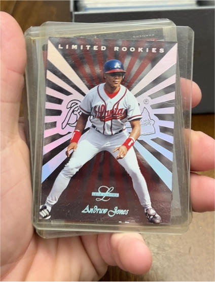 1996 Leaf Limited Rookies #8 Andruw Jones — front
