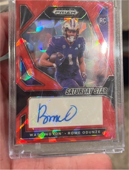 2024 Panini Prizm Draft Picks Saturday Star Rome Odunze — front