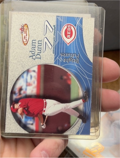 2001 Fleer Futures #77 Adam Dunn — front