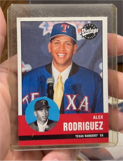 2001 Upper Deck Vintage #89 Alex Rodriguez — front