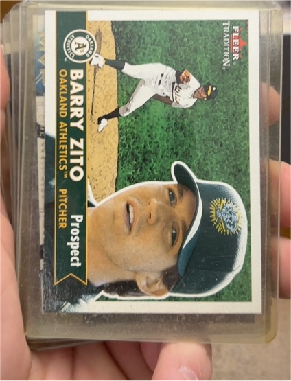 2001 Fleer Tradition #352 Barry Zito — front