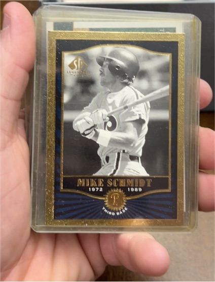 2001 SP Legendary Cuts #55 Mike Schmidt — front