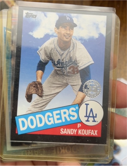 2020 Topps 1985 Topps #85-55 Sandy Koufax — front