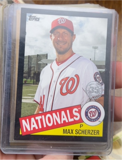 2020 Topps 1985 #85-100 Max Scherzer — front