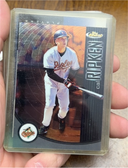2001 Topps Finest #109 Cal Ripken Jr. — front