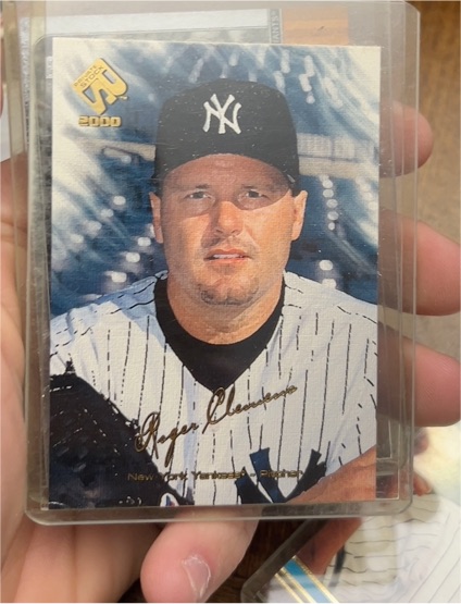 2000 Pacific Private Stock Artist's Canvas #12 Roger Clemens — front