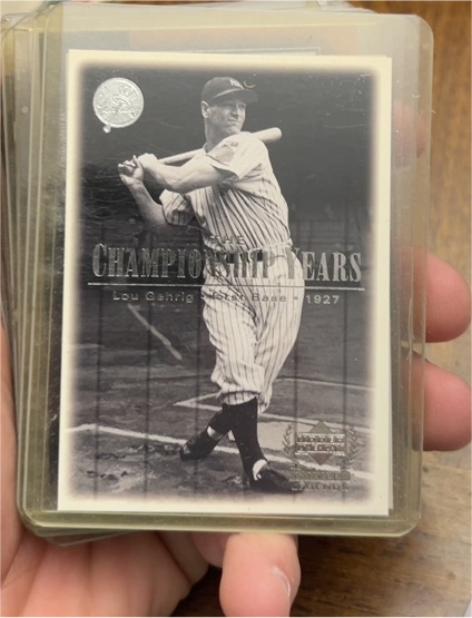 2000 Upper Deck Yankees Legends #67 Lou Gehrig — front