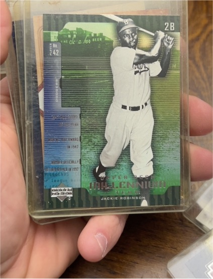 2000 Upper Deck Millennium Team #UD2 Jackie Robinson — front