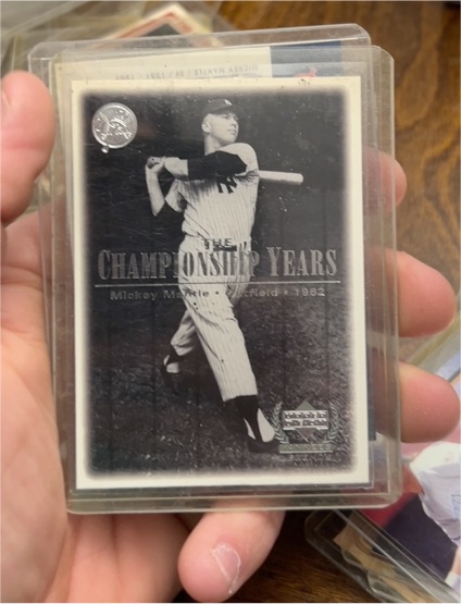 2000 Upper Deck Yankees Legends The Championship Years #85 Mickey Mantle — front