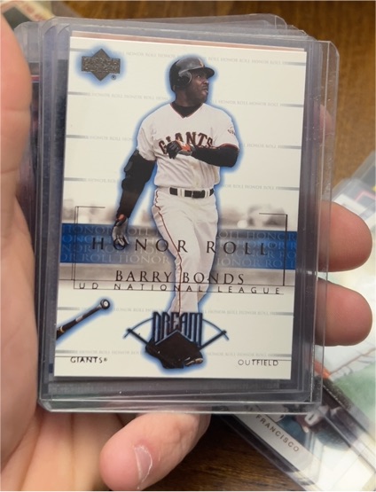 2002 Upper Deck Honor Roll #7 Barry Bonds — front