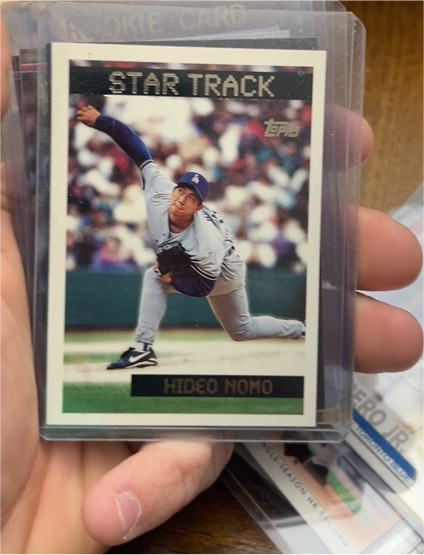 1993 Topps #40T Hideo Nomo Star Track — front