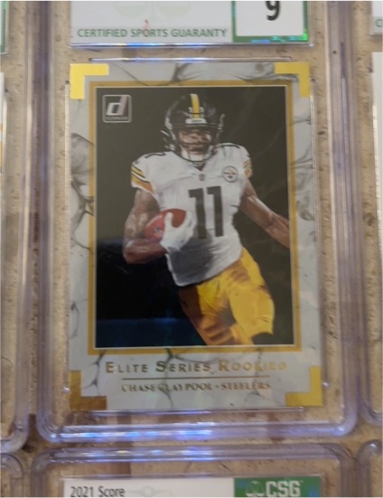 2020 Donruss Elite Series Rookies #ESR-CC Chase Claypool — front
