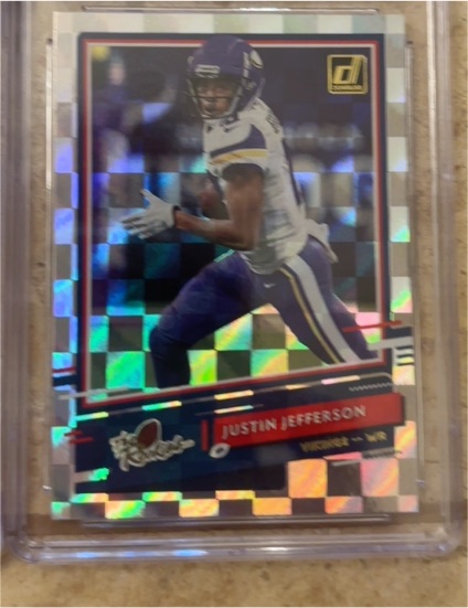 2020 Donruss The Rookies #TR-JJ Justin Jefferson — front