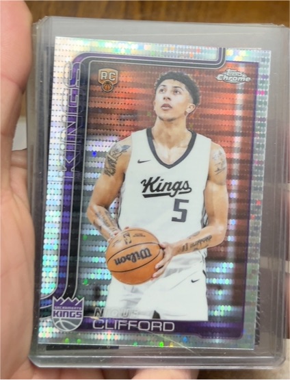 2025-26 Topps Chrome #274 Nique Clifford — front