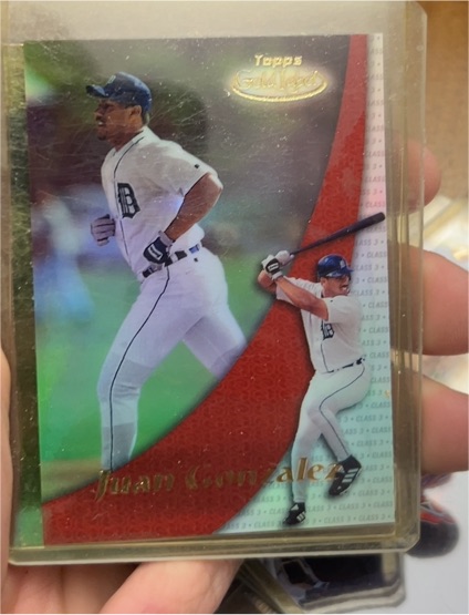 2000 Topps Gold Label #45 Juan Gonzalez — front